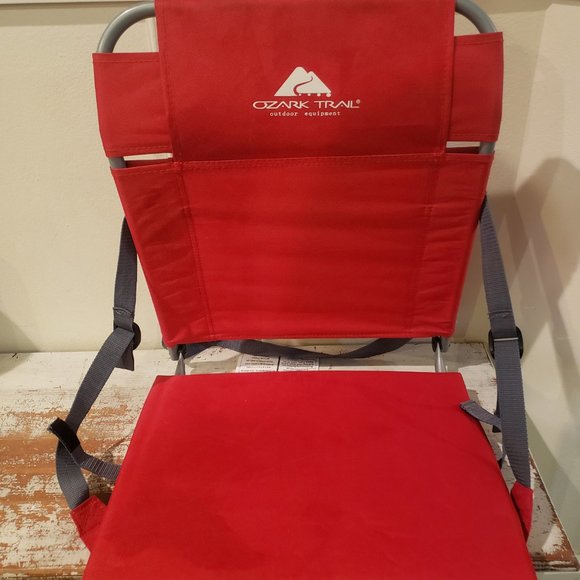 Ozark Trail Stadium Folding Seat in Red Price includes 2 [Used - Very Good] - Picture 7 of 7
